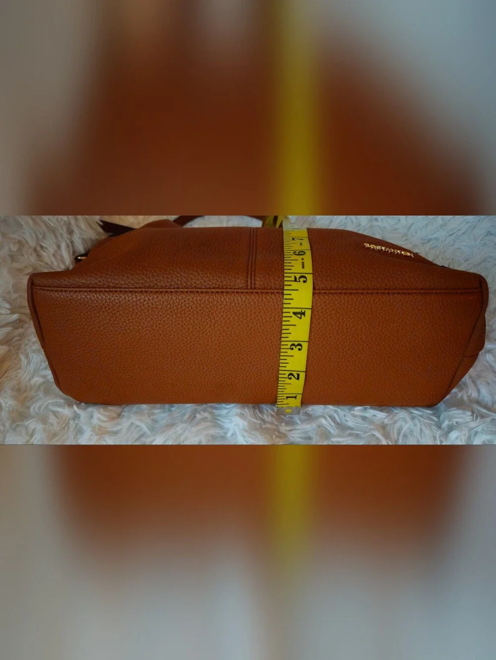 BOSTANTEN Nevin Tan Leather Satchel Crossbody Bag